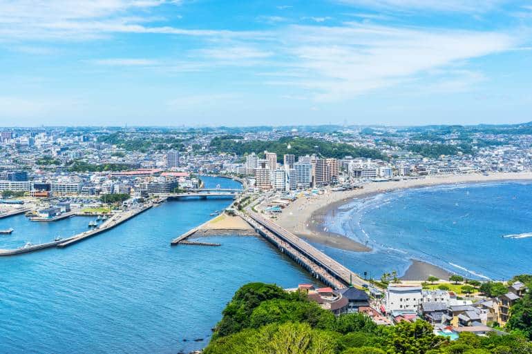 Enoshima skyline, Kanagawa Prefecture