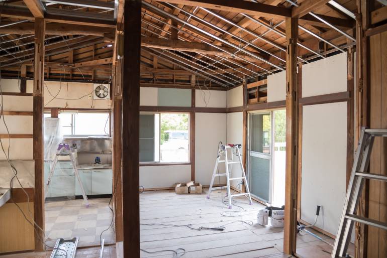Housing renovation work Japan