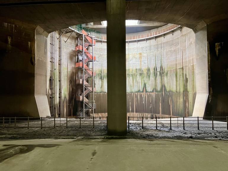 giant shaft at g-cans in Japan