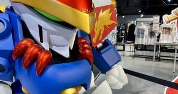 Chibi Gundam figure at Sunrise World Tokyo