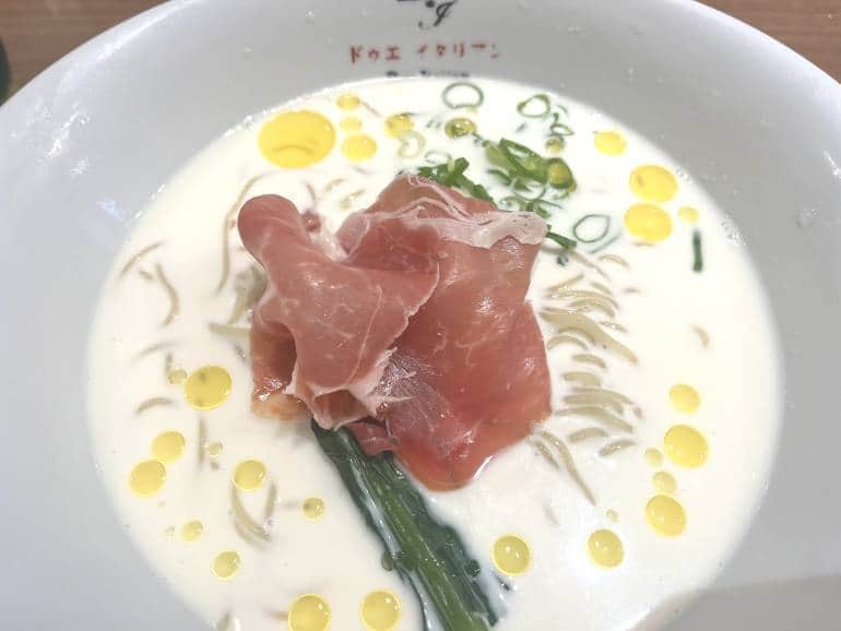 ramen at due italian