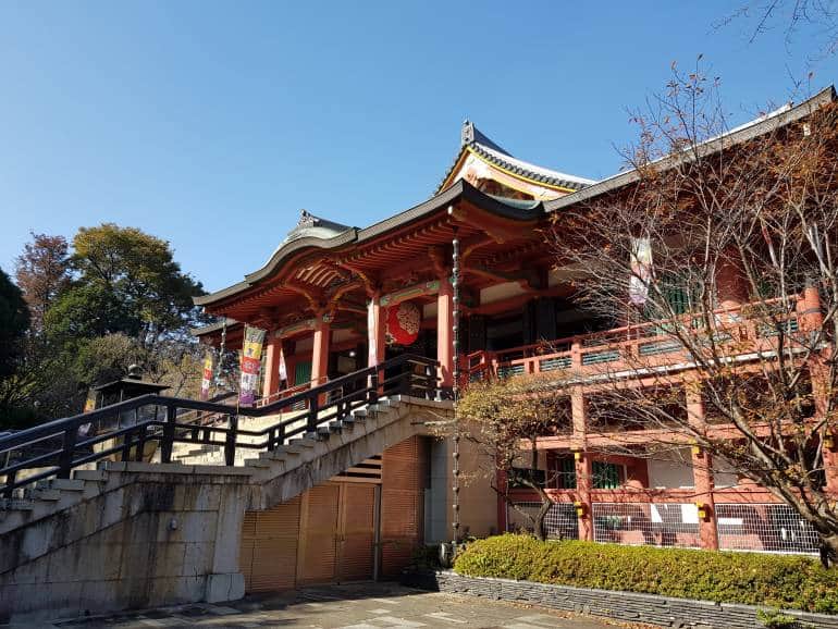 The main hall of Ryutenji-Meguro Fudo