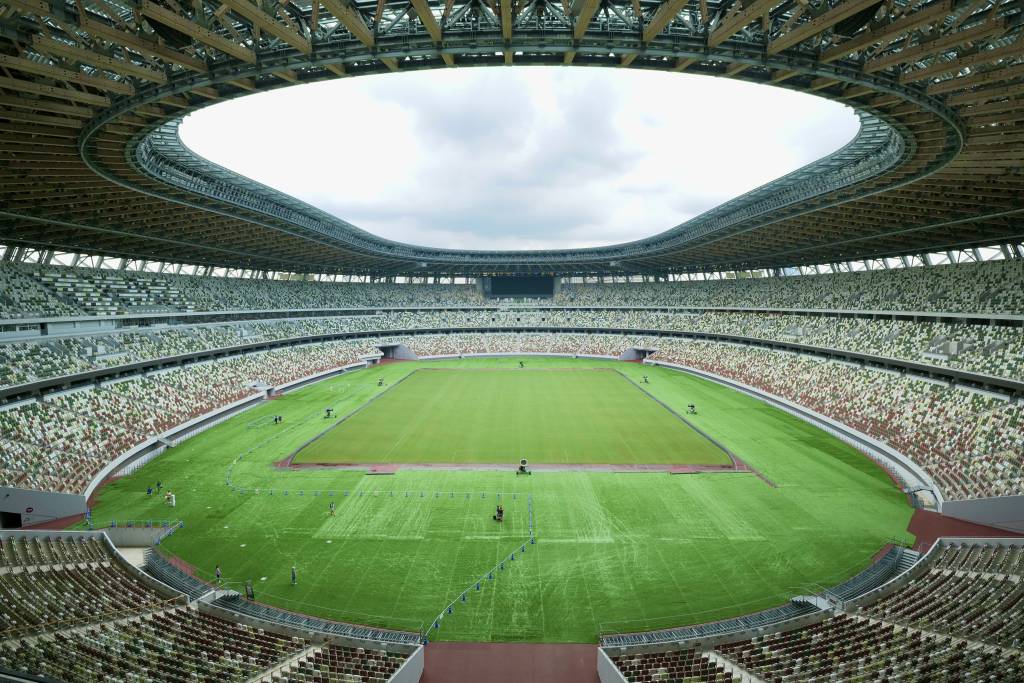 Japan National Stadium in Tokyo VIP view