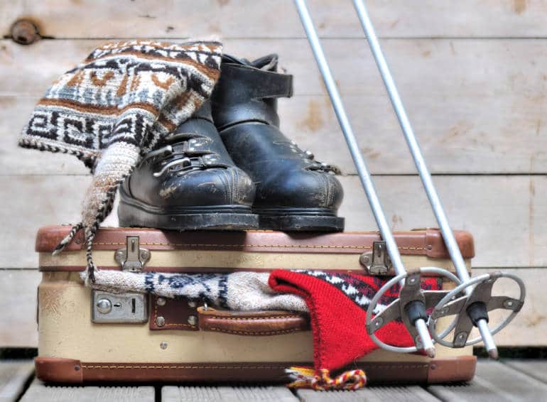 ski suitcase