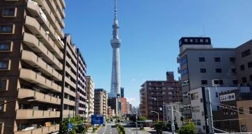 Tokyo Skytree from near Sumida River
