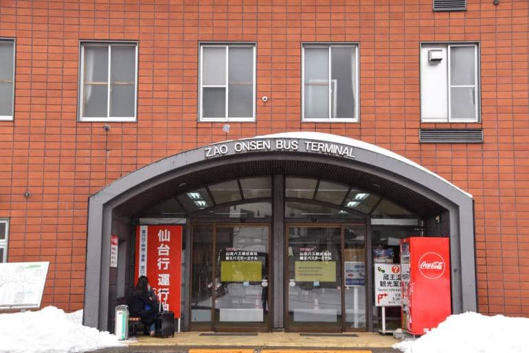 zao onsen bus terminal